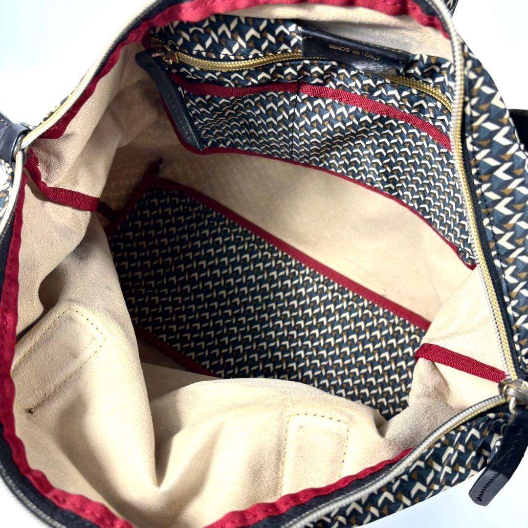 ✨美品✨ロベルタピエリ トートバッグ A4可 肩掛け 大容量 黒 白 黄 紺