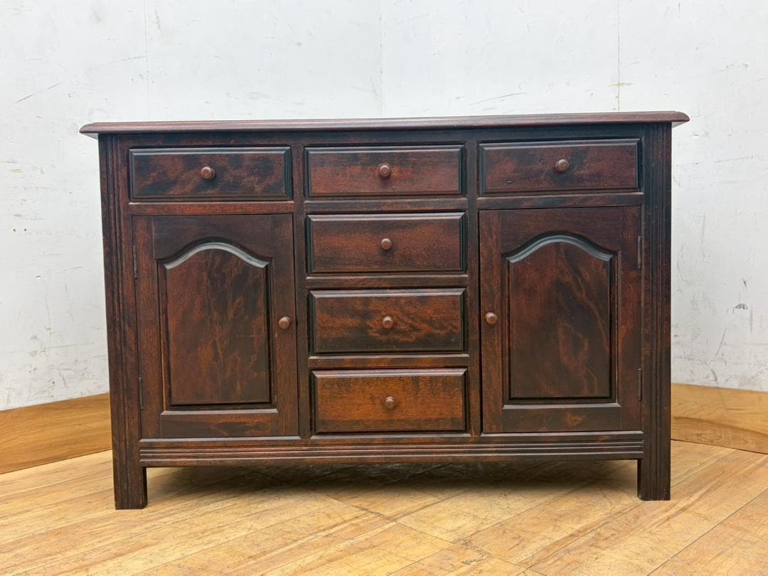 T8085☆美品☆松本民芸家具☆55万☆サイドボード☆キャビネット☆無垢材☆