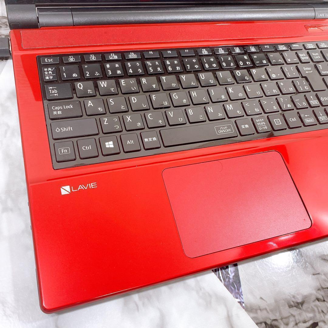 可愛い赤❤新品SSD512GB✨薄型ノートパソコン✨オフィス✨Windows11