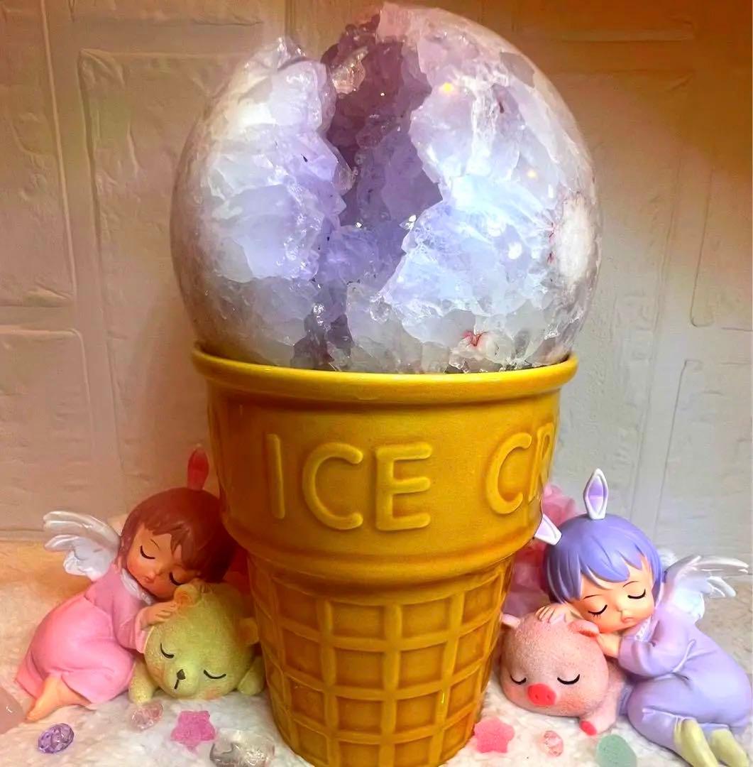 ⑩ 巨大ピンクアメジスト⭐️花瑪瑙⭐️フラワーアゲート⭐️桜瑪瑙⭐️チェリーブロッサム⭐️