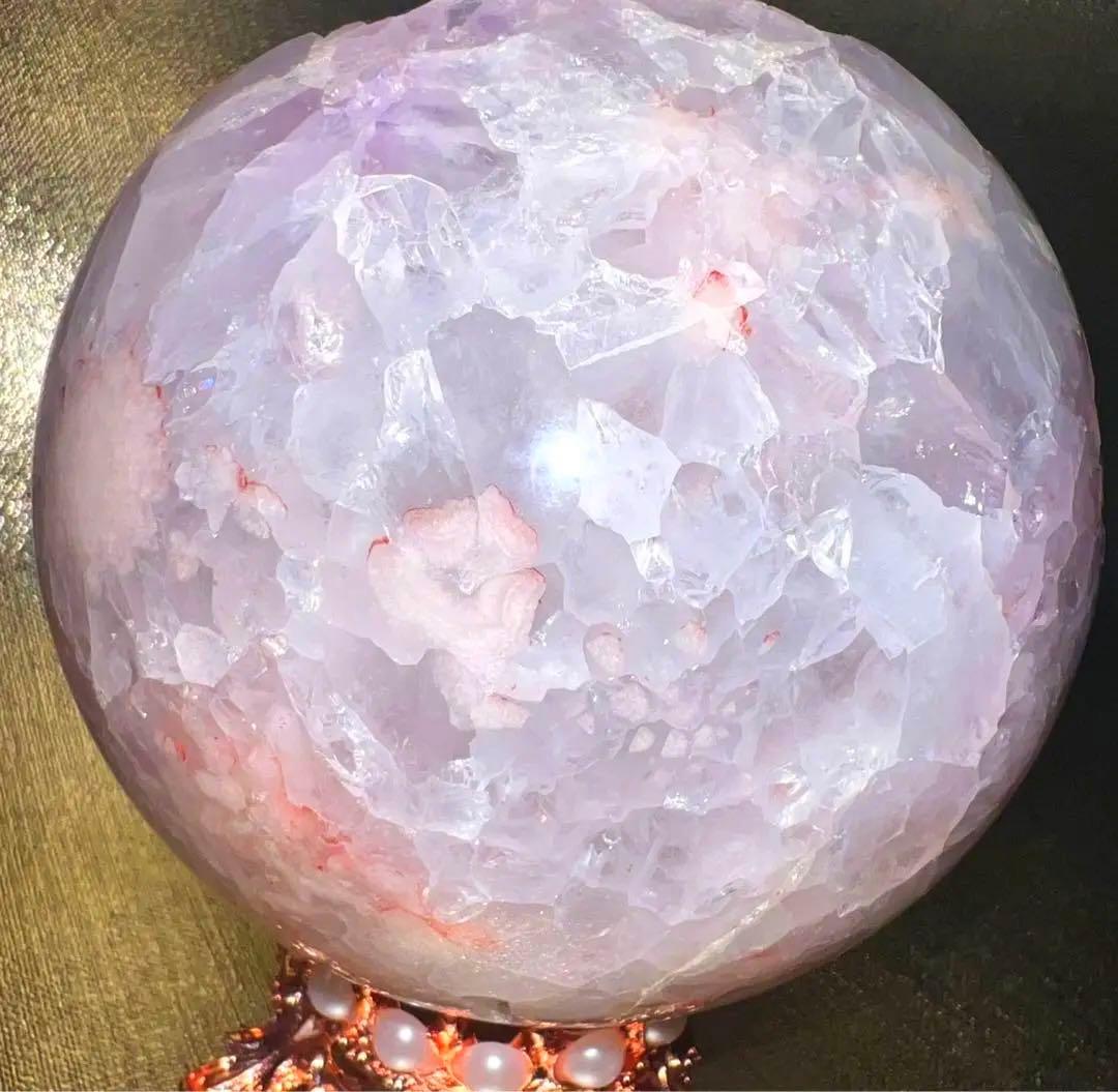 ⑩ 巨大ピンクアメジスト⭐️花瑪瑙⭐️フラワーアゲート⭐️桜瑪瑙⭐️チェリーブロッサム⭐️