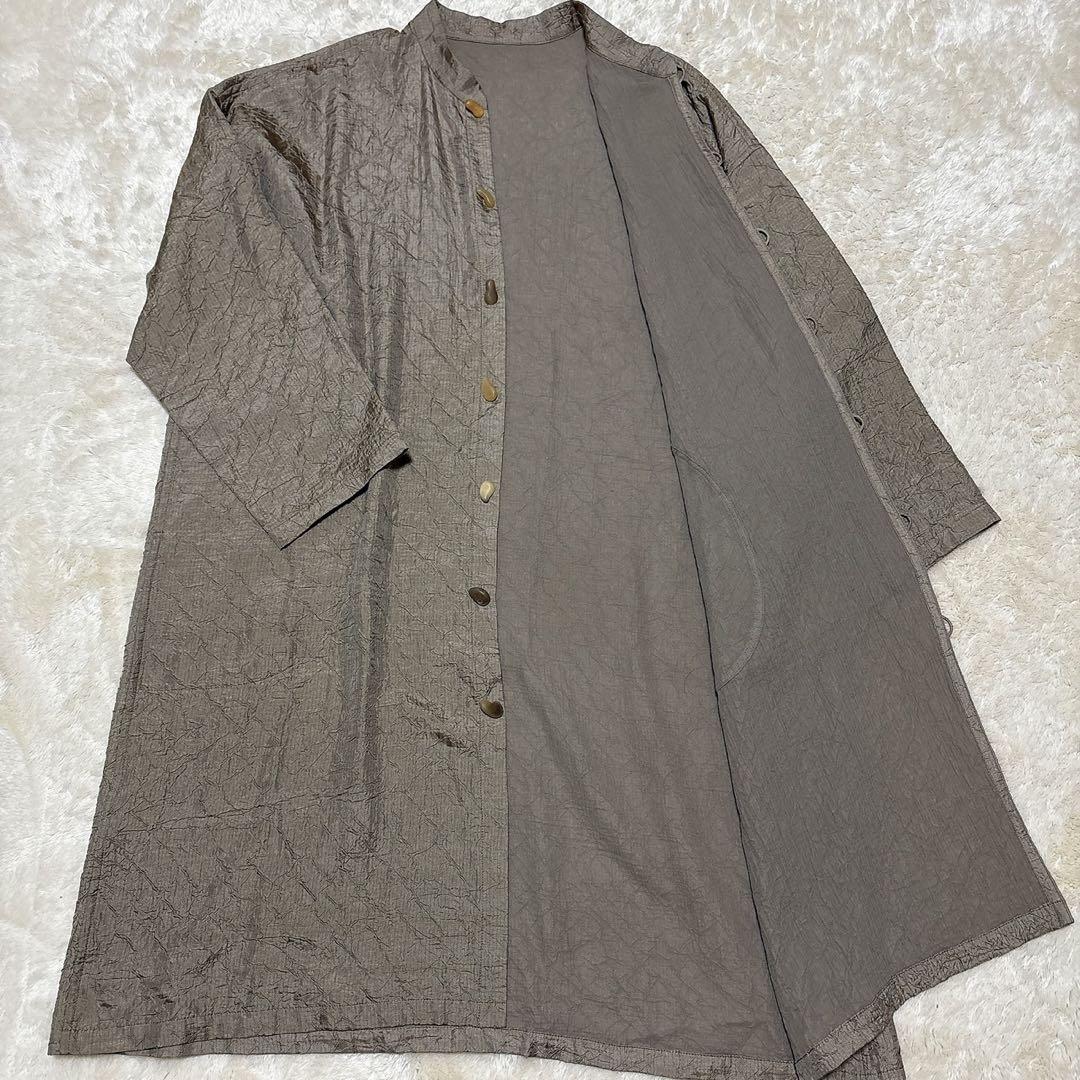未使用級　ヨーガンレール　シルクコットンダブル　水牛ボタン　24aw 羽織コート