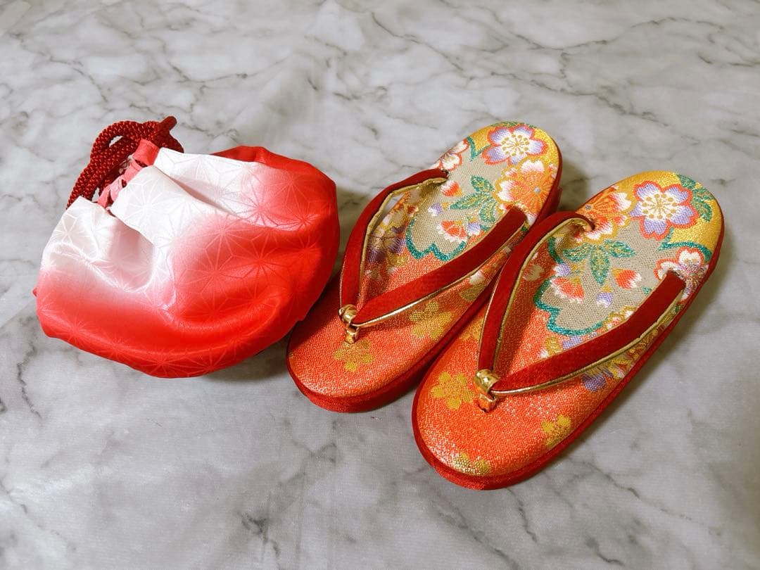 人気総絞り被布♡七五三　3歳　女の子　フルセット　赤　鶴