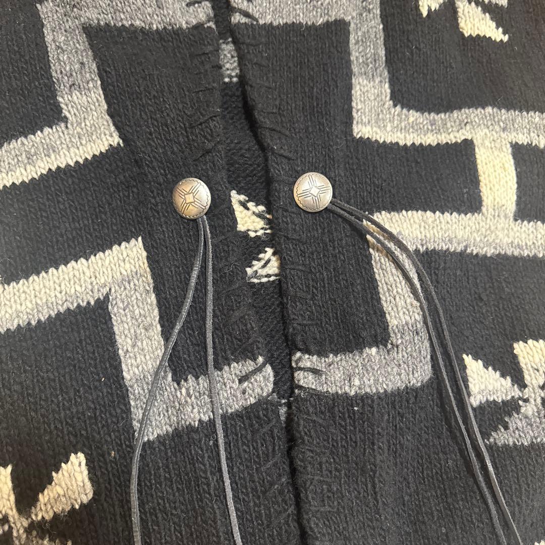 2*i様 希少サイズ☆ラルフローレン ネイティブ柄 ニットカーディガン クロス
