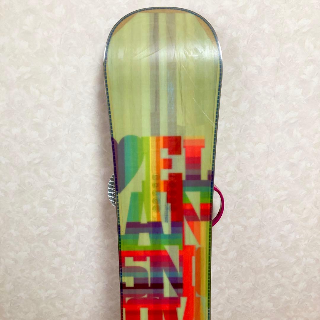 ELAN MIRROR スノーボード　142cm　ピンクバインディング　セット