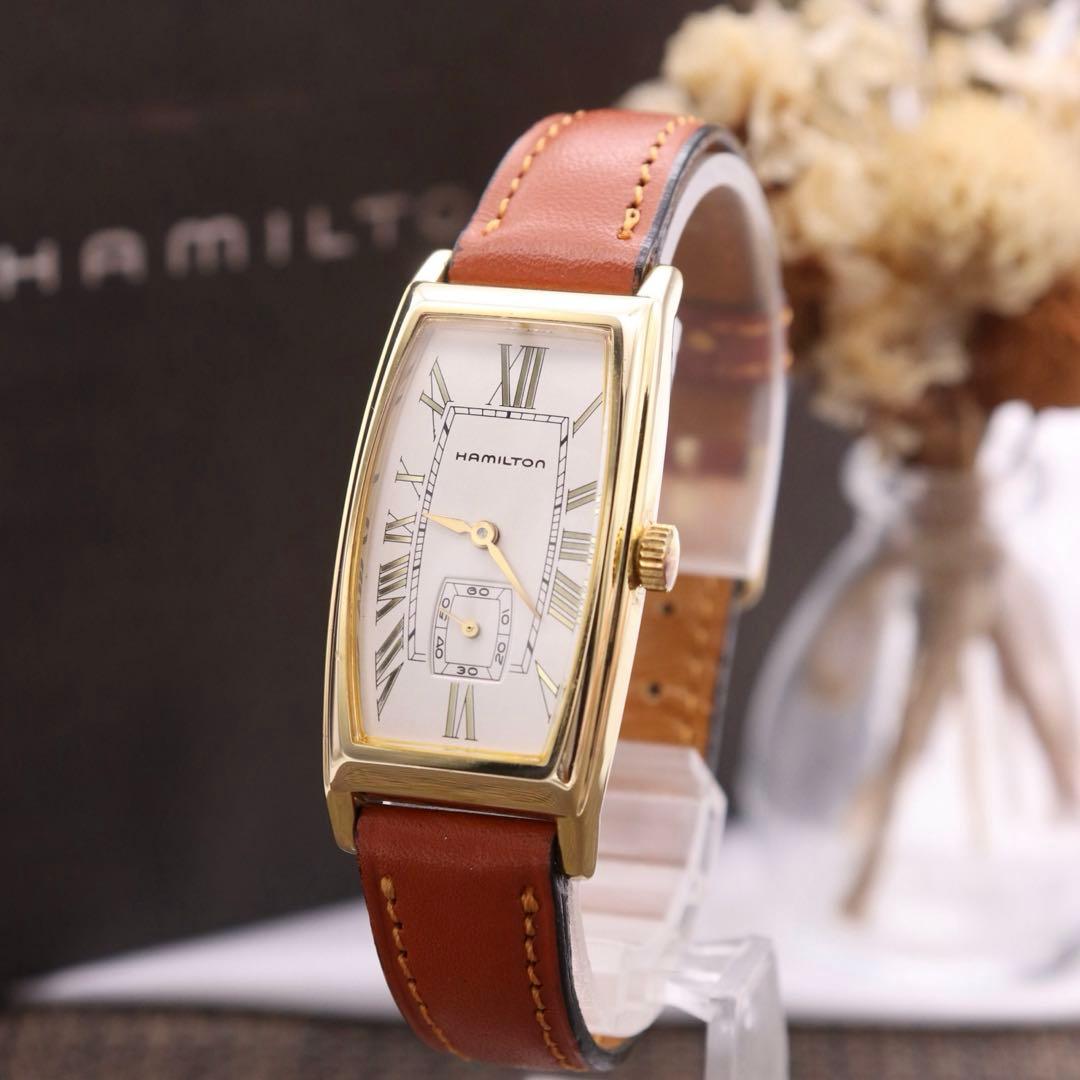 正規品【新品電池】HAMILTON アードモア/6254 動作品 美品 スモセコ