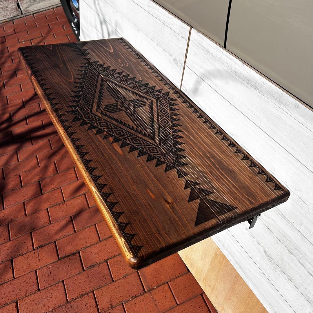 パソコンデスク　作業デスク　簡易デスク　折り畳みテーブル　オルテガテーブル