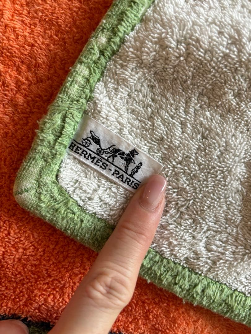 エルメス　ビーチタオル　大判 厚手 タオル ビーチ プール コットン