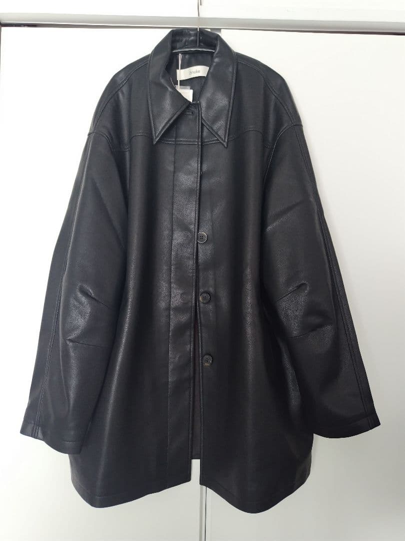 【anuke アンヌーク】Ecoleather Over Jacket