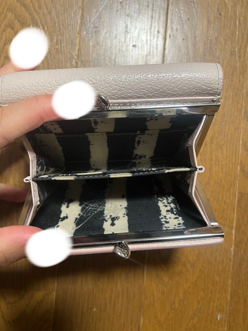 ヴィヴィアンウエストウッド 三つ折り財布 レザー ピンク