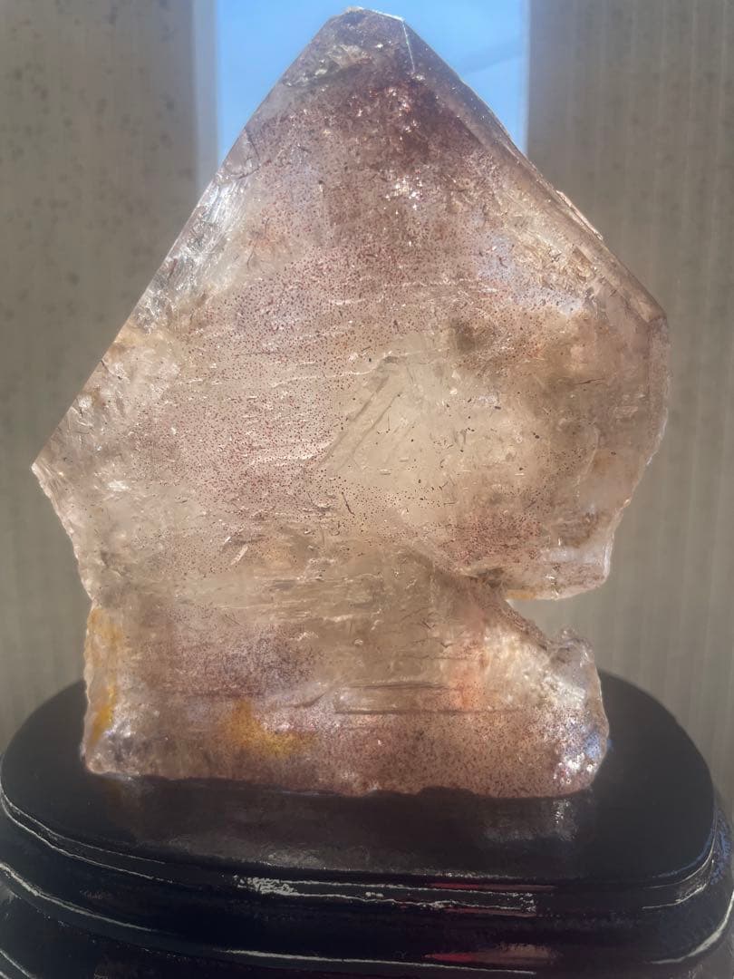 ⭐︎レピドクロサイト水入り原石　天然石　鑑別書付き