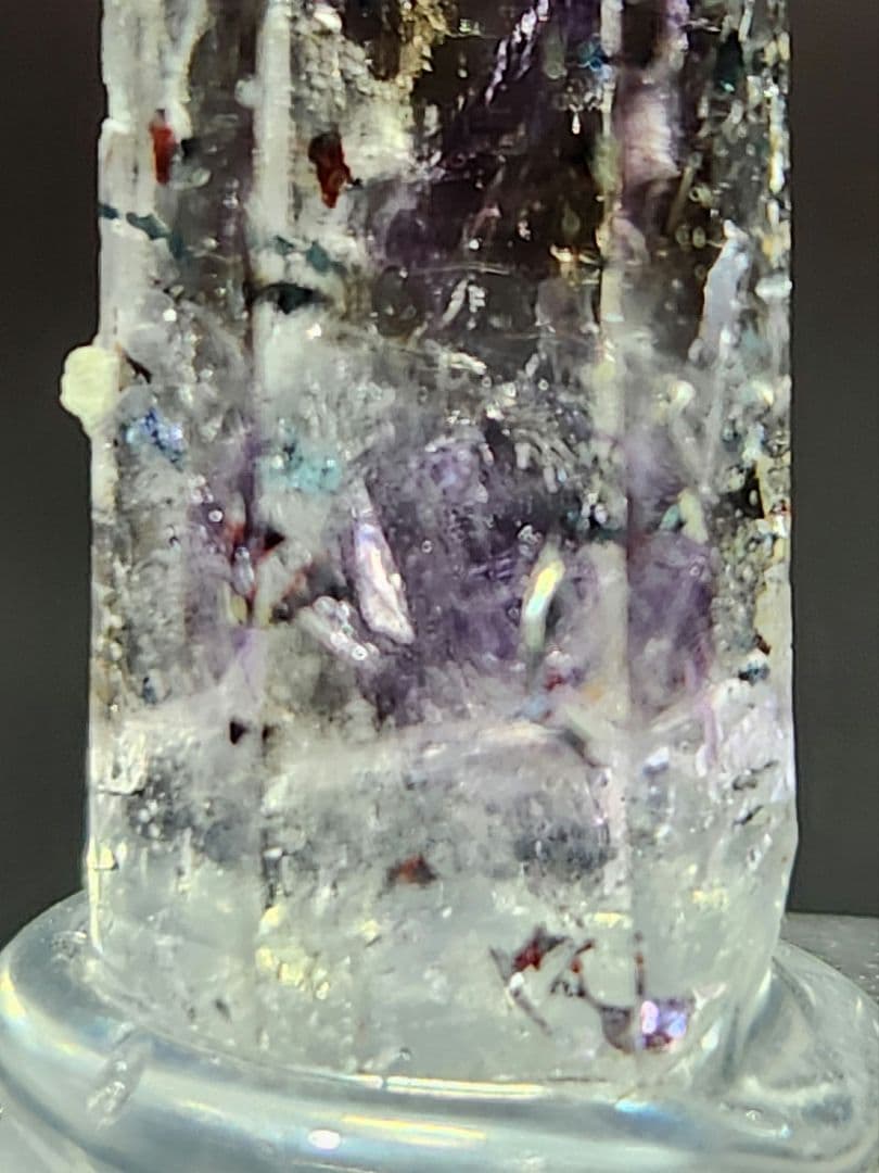 美品✨レピドクロサイト入り アメシスト ポイント