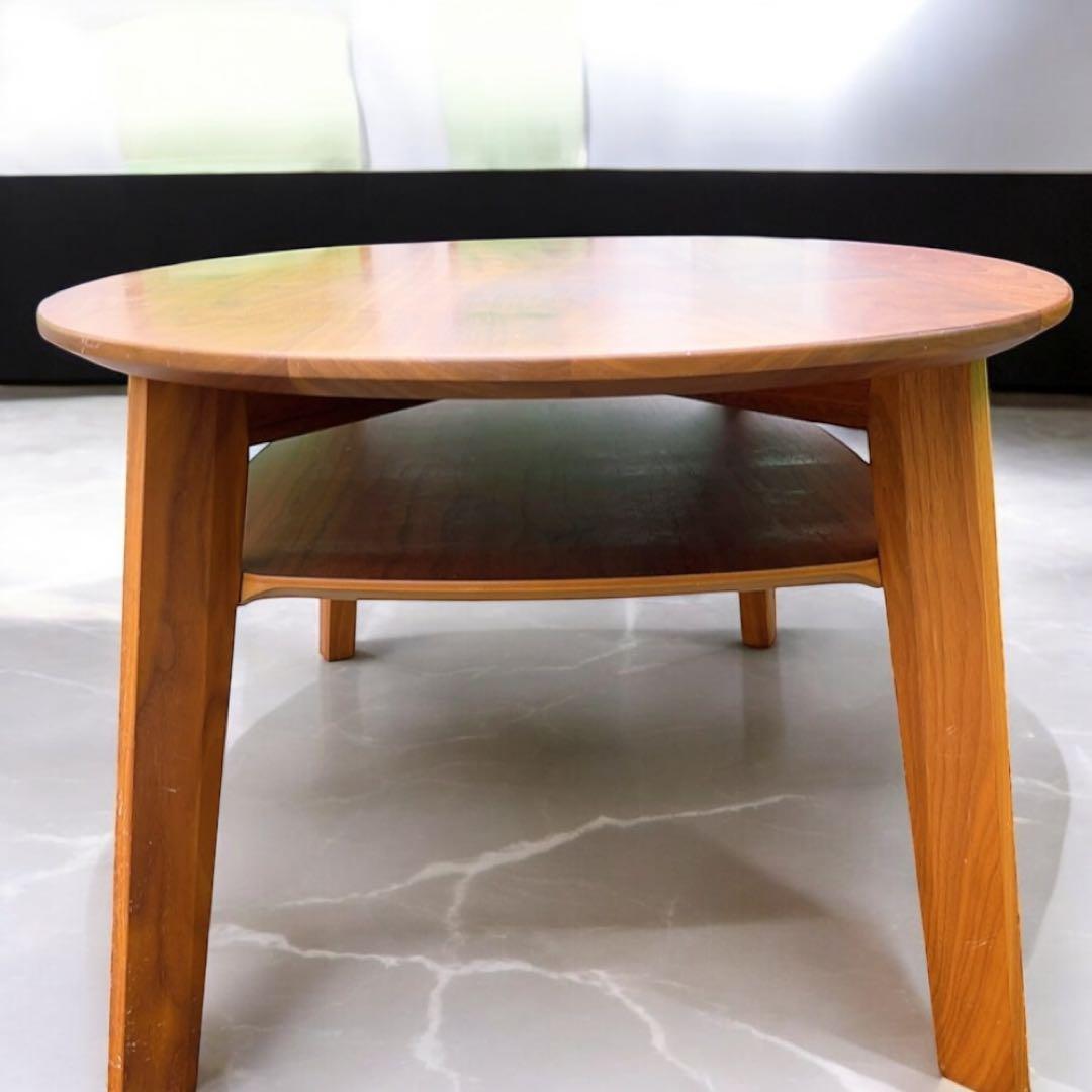 カリモク家具 ローテーブル リビングテーブル 楕円