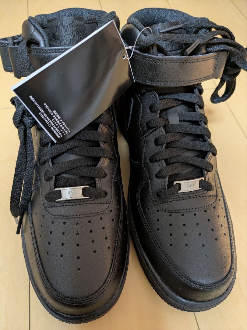 【新品！未使用】ナイキ　エアーフォースハイカット　ブラック　29cm