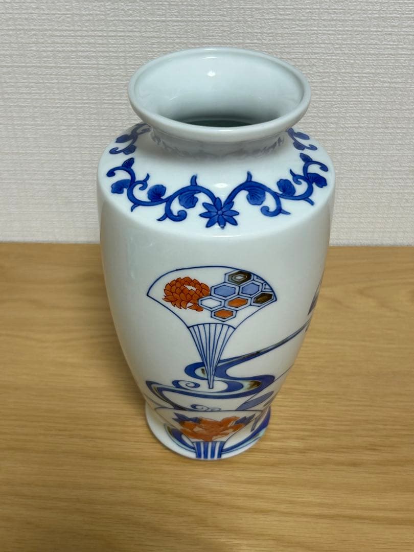 ▪️鍋島魯山★花瓶★陶器花瓶★木箱付き