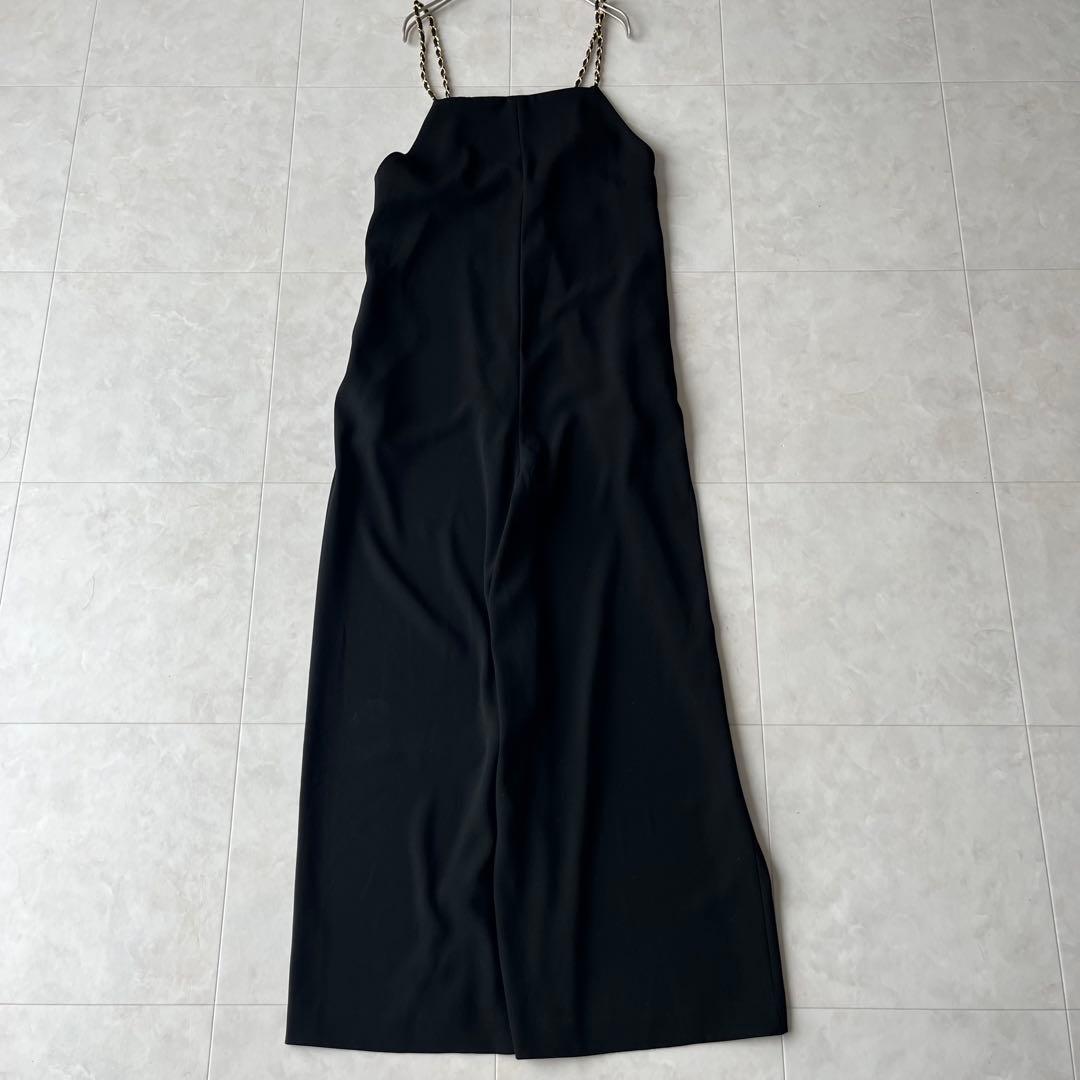 極美品✨EVERYDAY I LIKE チェーンジャンプスーツ 黒36 23SS