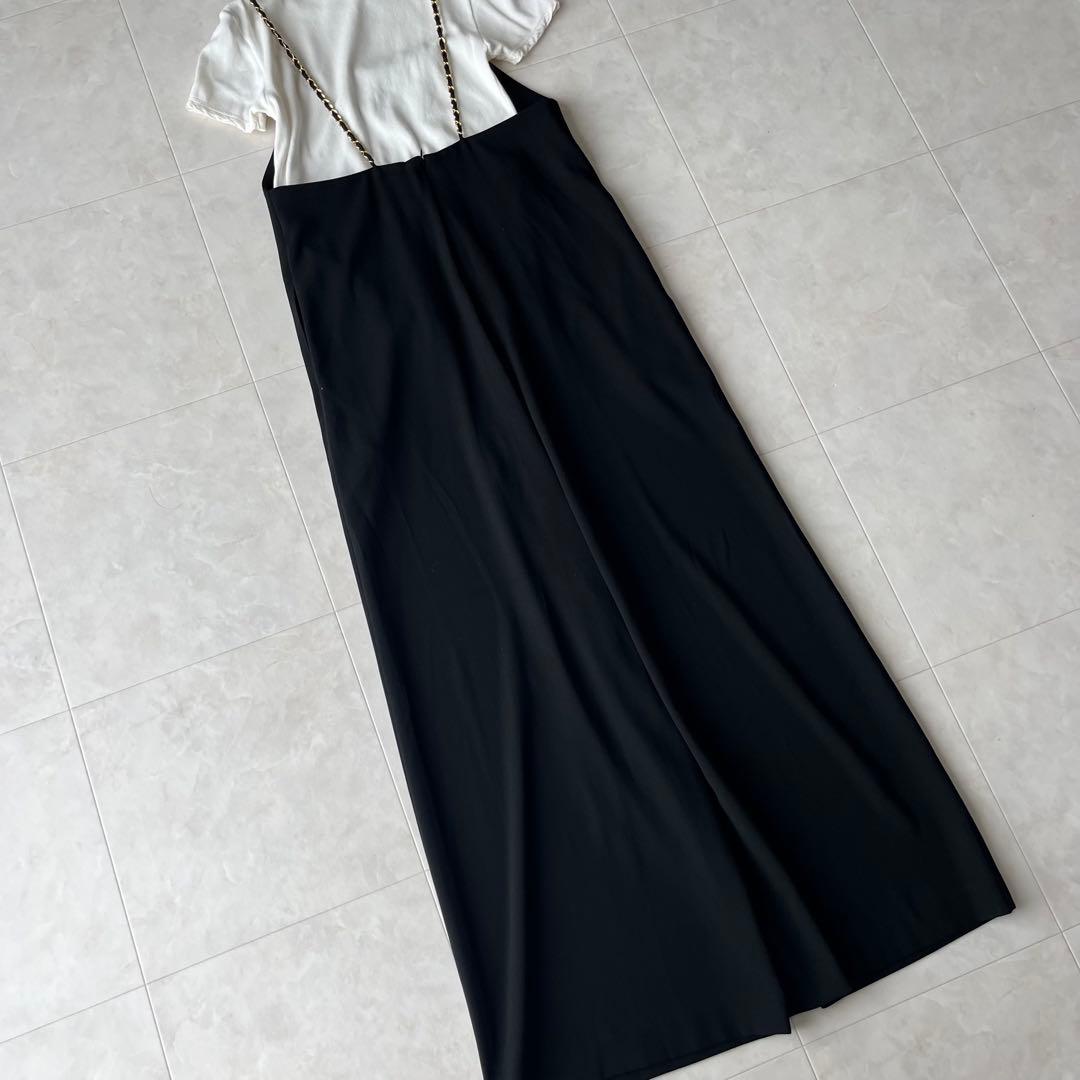 極美品✨EVERYDAY I LIKE チェーンジャンプスーツ 黒36 23SS