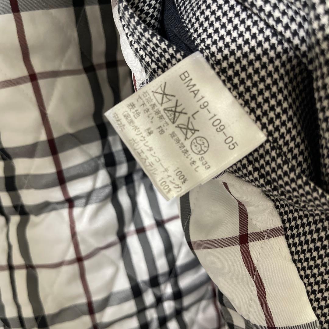 美品 Burberry Black label バーバリー ステンカラーコート