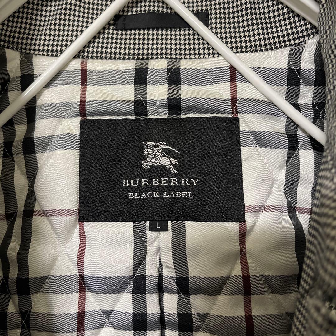 美品 Burberry Black label バーバリー ステンカラーコート