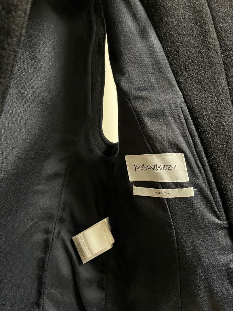 定価13万イヴ・サンローラン コレクション着ウールベスト ステファノ・ピラーティ