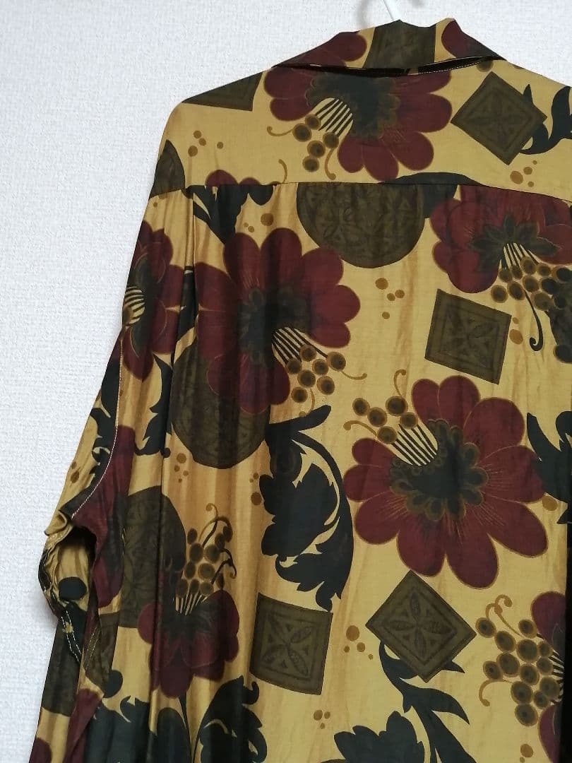 LE GARAGE 総柄 長袖シャツ Mサイズ フランス製