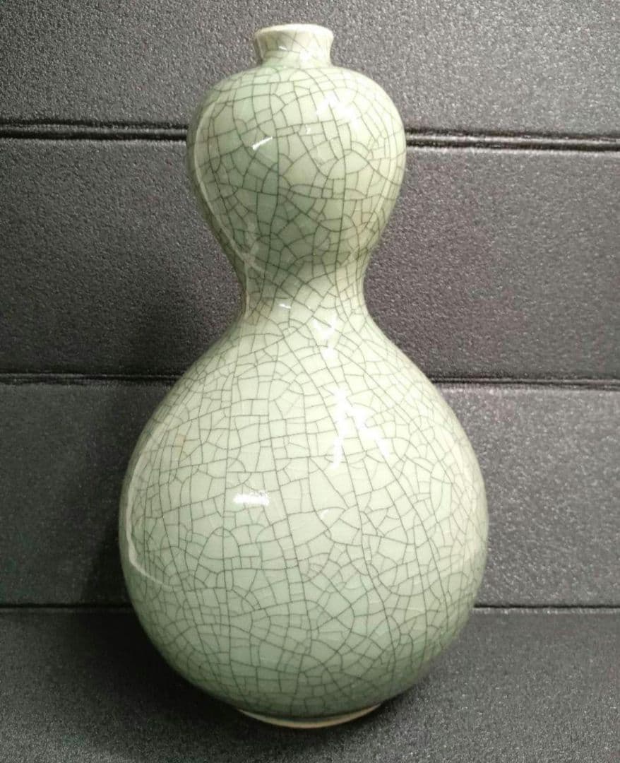 相馬焼 瓢箪型 花瓶