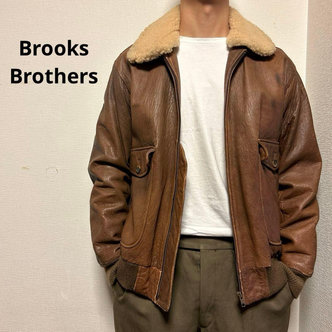 K*o様 BrooksBrothers シープレザーボンバージャケットG-1 A