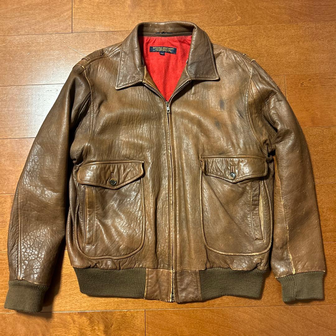 K*o様 BrooksBrothers シープレザーボンバージャケットG-1 A