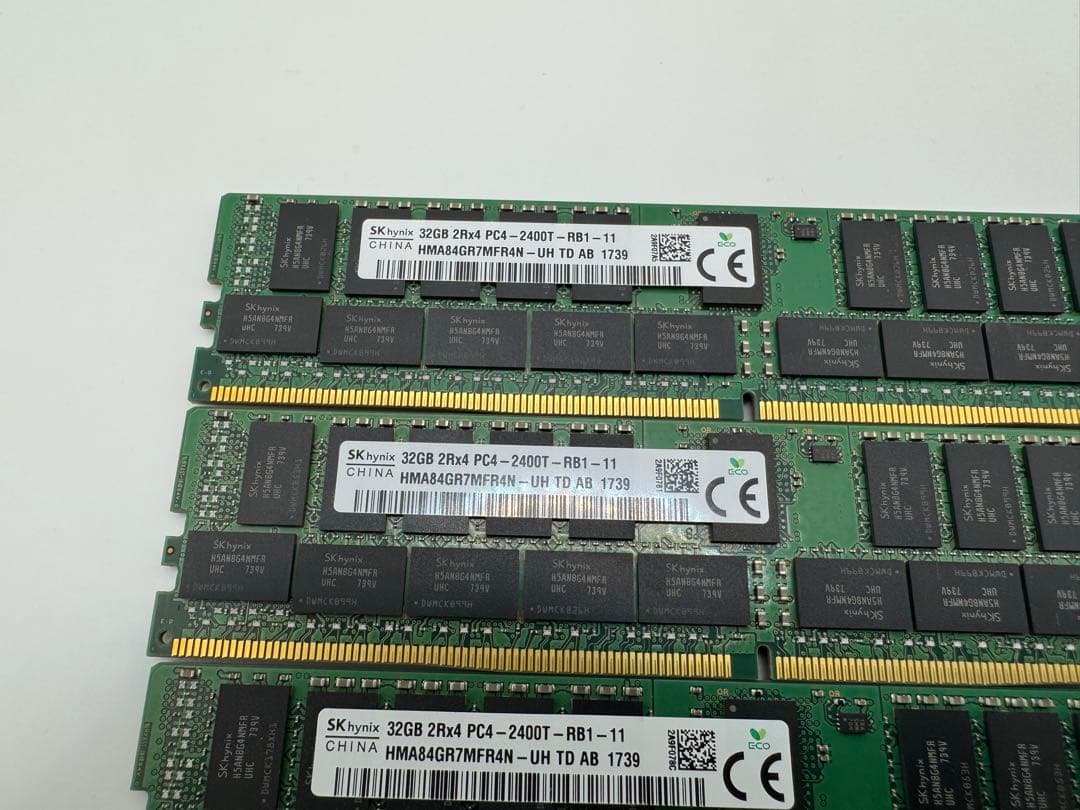 ⑤ SK hynix DDR4 32GB4枚 PC4-2400T-RB1-11