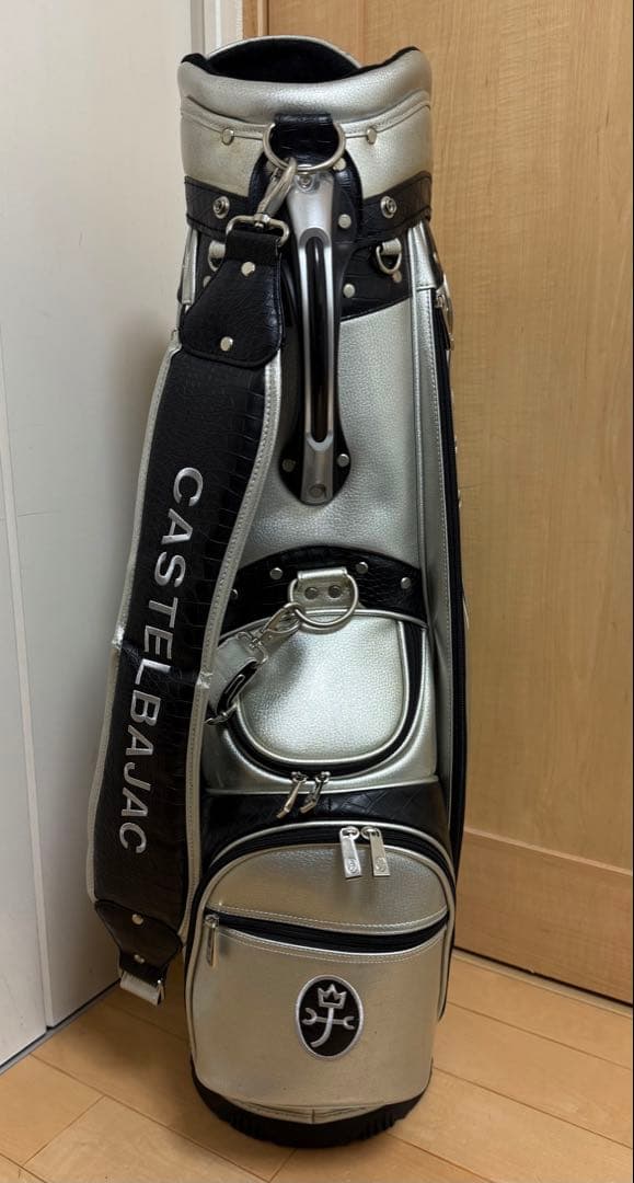 完売★カステルバジャック★キャディバッグ★ゴルフ★ゴルフバッグ★レア★エナメル