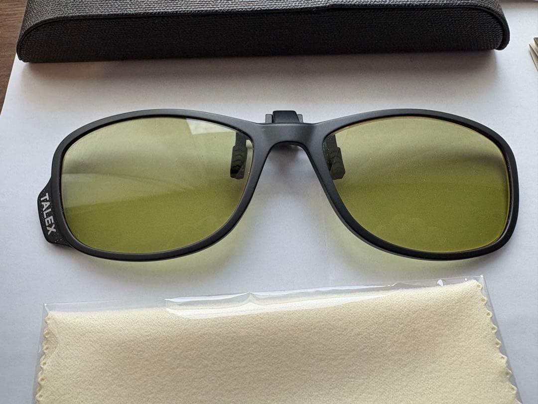 TALEX タレックス クリップオンサングラス イースグリーン