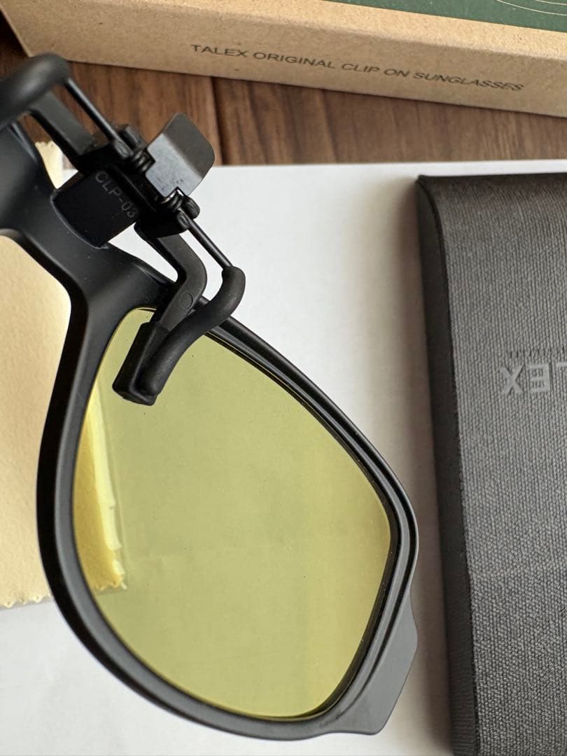 TALEX タレックス クリップオンサングラス イースグリーン