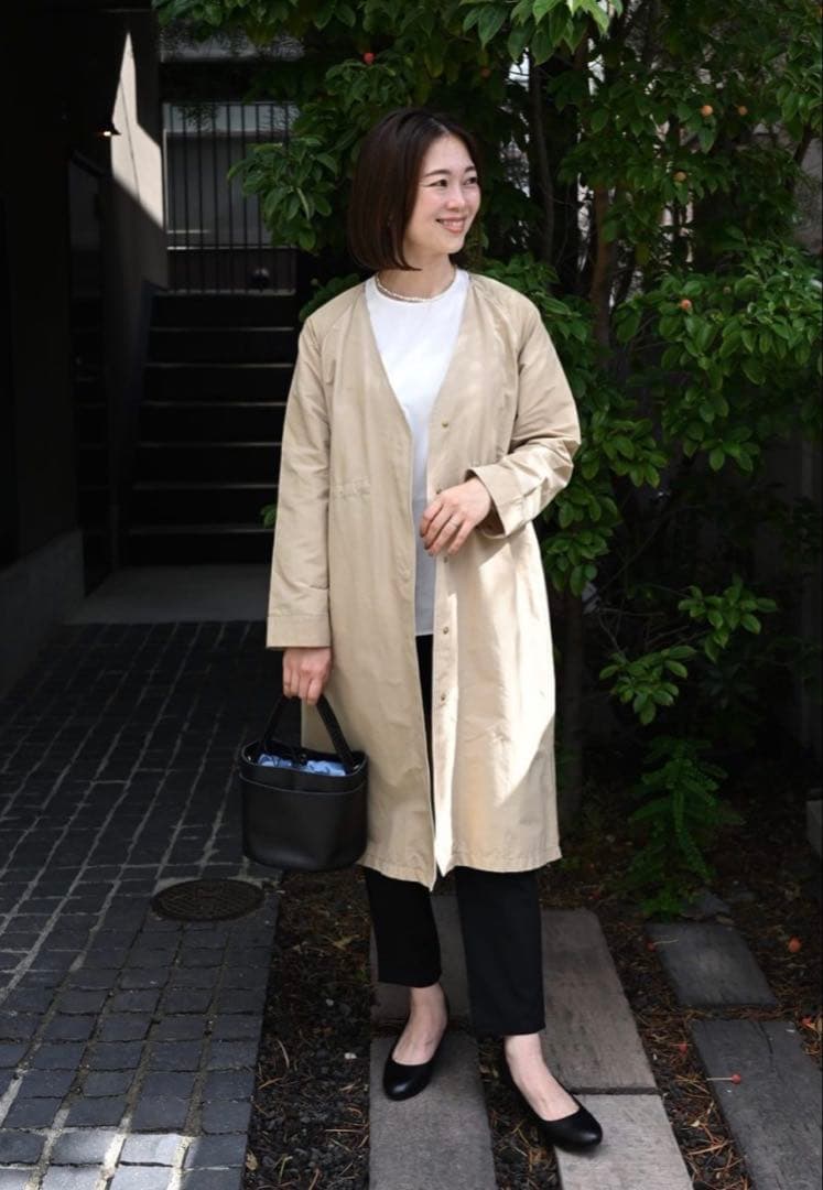 OUR頼れるノーカラーコート