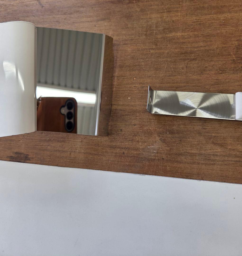 17スーパーグレート　バンパー　ダメージ隠し　鏡面ステンレス　タンク用バンド