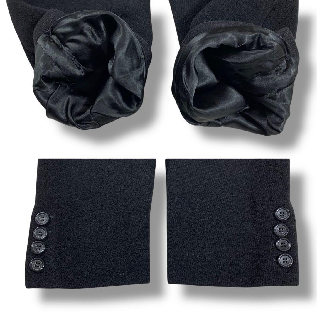 美品✨マックスマーラ チェスターコート ロング丈 アンゴラ混 ネイビー 40