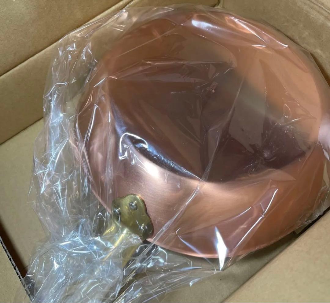 モルフォ様　純銅製 アウトドア フライパン　26cm