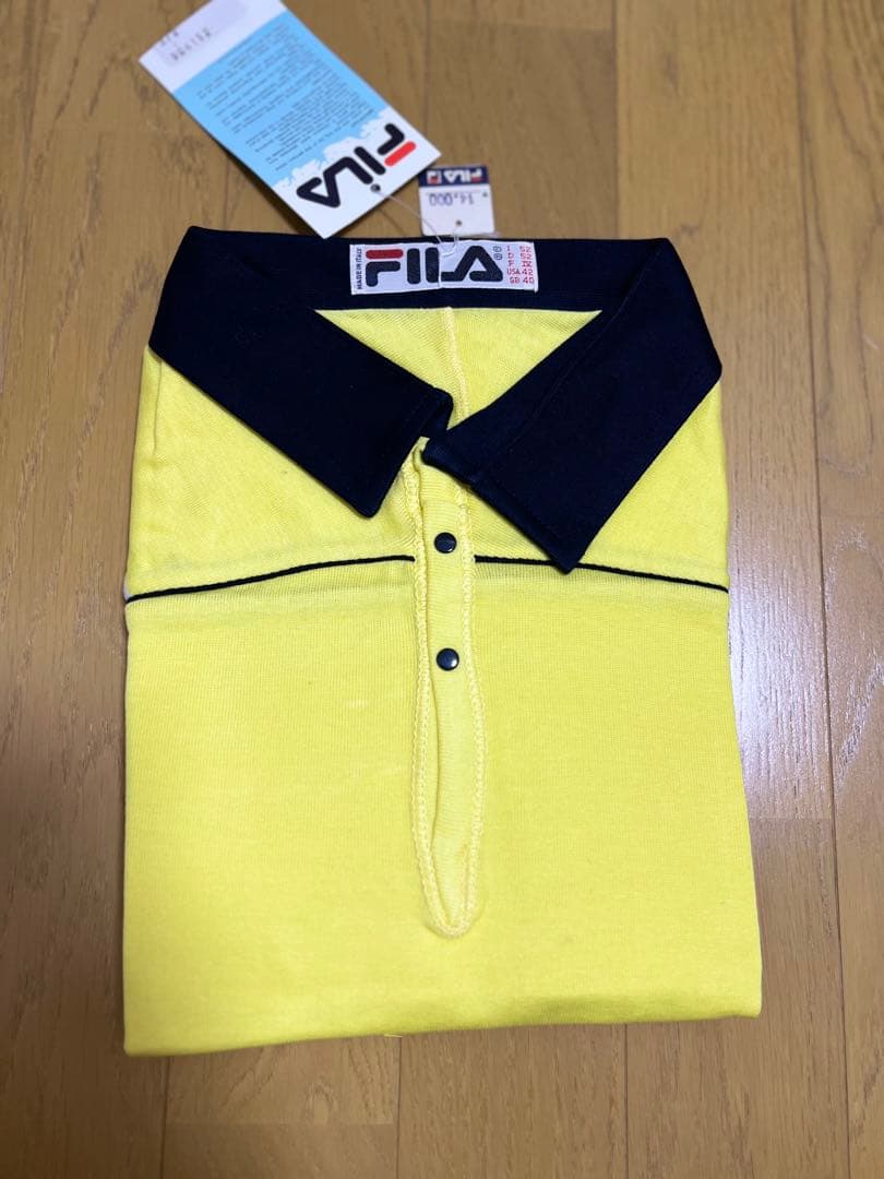 FILA テニスポロシャツ イエロー　未開封新品