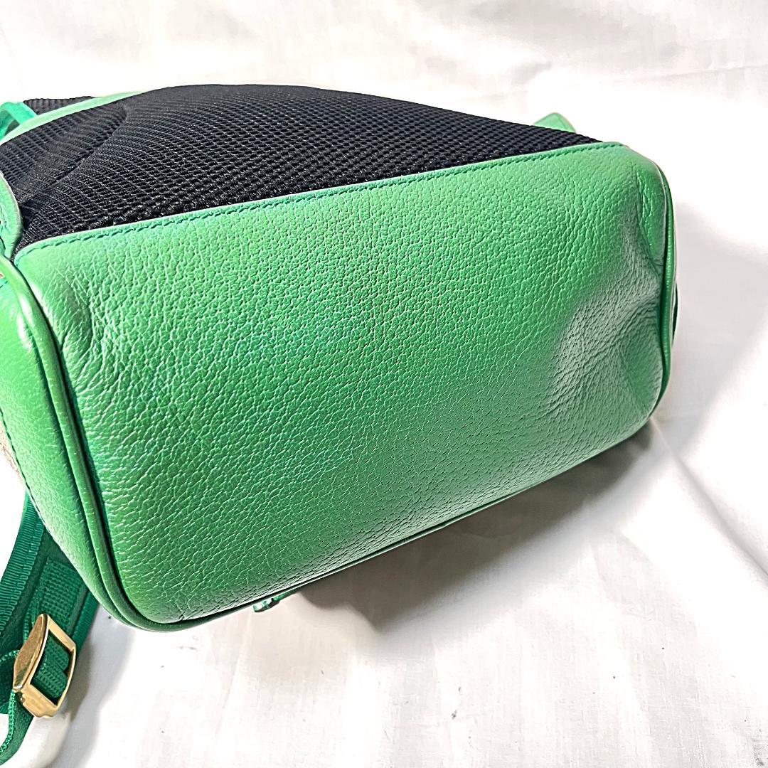 GUCCI グッチ オフィディア GGスプリーム フローラ リュック グリーン