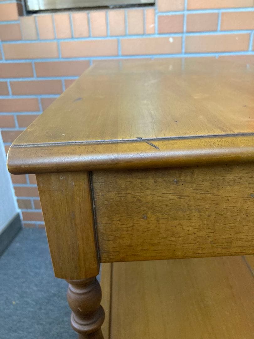 カリモク　キャビネット　チェスト　アンティーク調　ヴィンテージ　花台　電話台