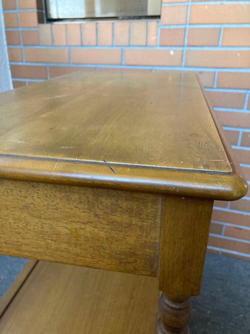 カリモク　キャビネット　チェスト　アンティーク調　ヴィンテージ　花台　電話台