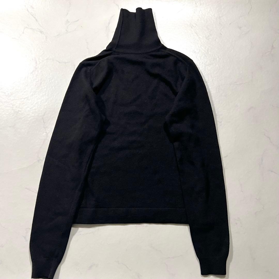 エルメス マルジェラ期 カシミヤ100% ニット スコットランド製 黒ハイネック