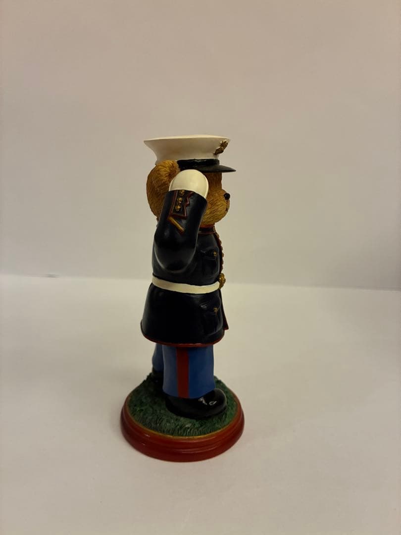 [希少]USMC 米海兵隊 チャレンジ ＆ USMCベア置物 2点セット