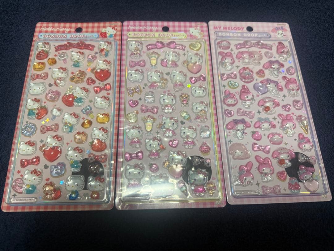 サンリオボンボンドロップシール第二弾　【国内正規品】　7枚セット