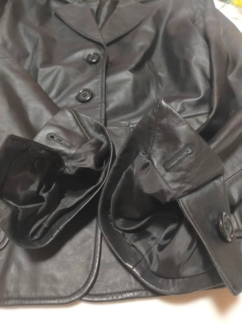 MaxMara Weekend Line 黒レザージャケット　本革　ブラック