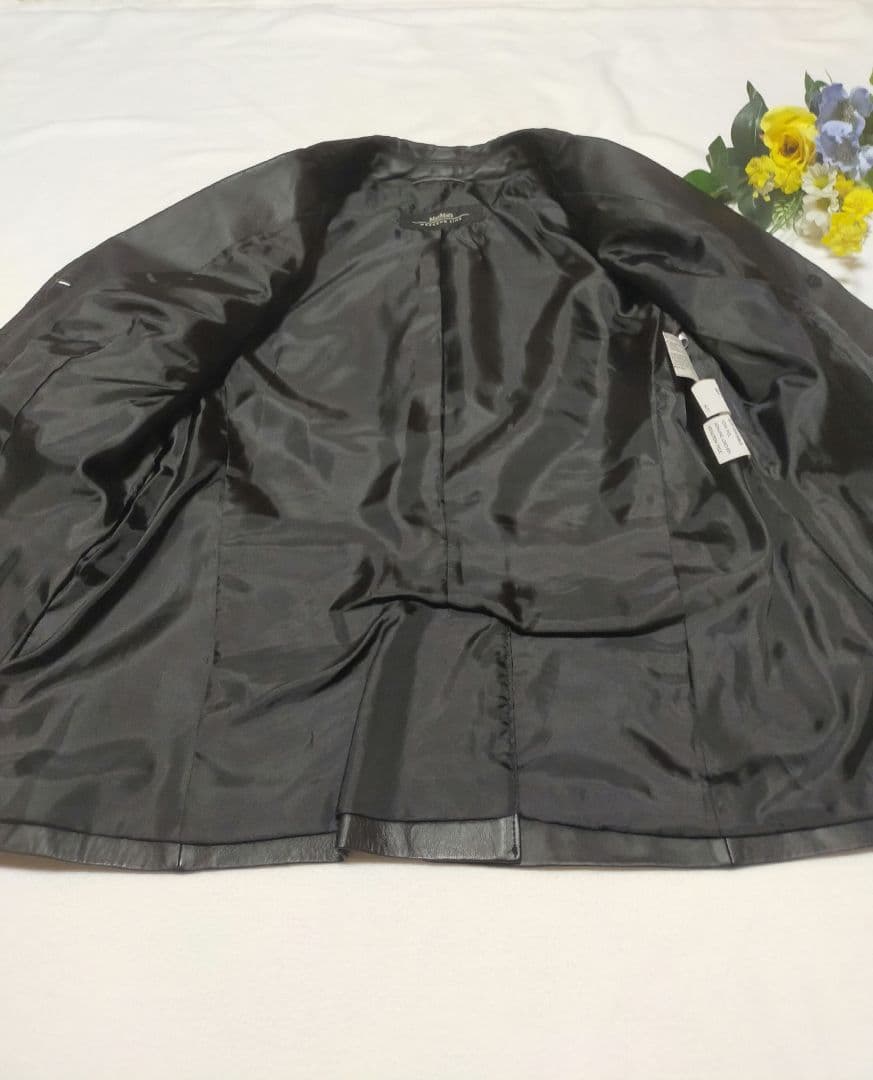 MaxMara Weekend Line 黒レザージャケット　本革　ブラック
