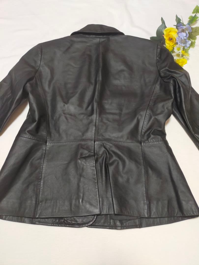 MaxMara Weekend Line 黒レザージャケット　本革　ブラック