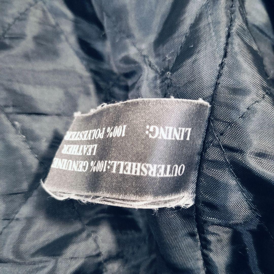 【大きなサイズ☆42】FREEDOM フリーダム　ダブルライダースジャケット