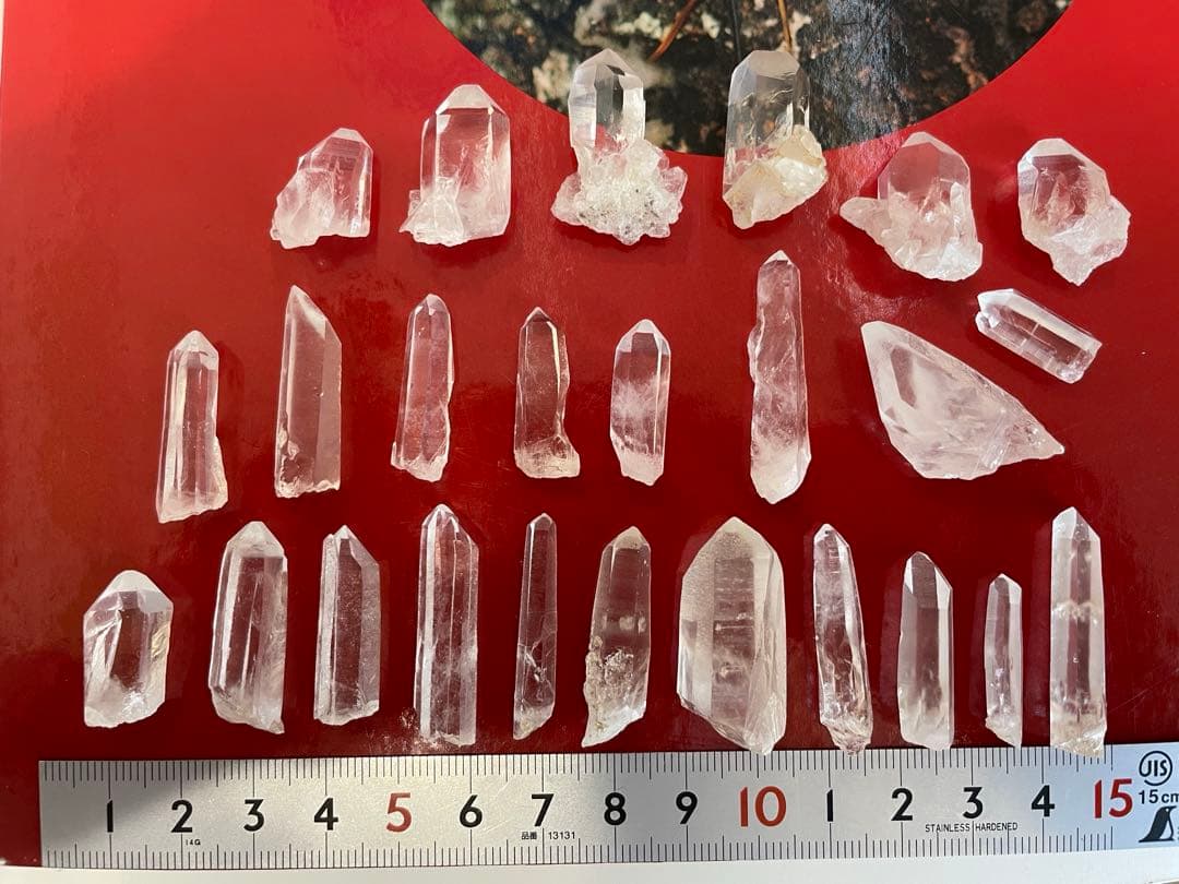 【国産鉱物】乙女鉱山産　水晶たくさんセット　ラスト