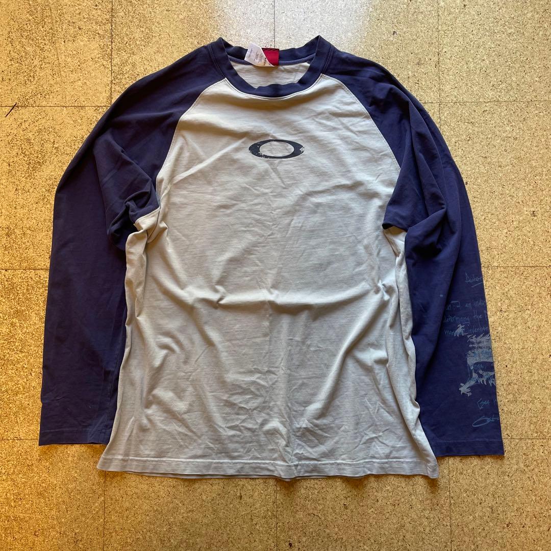 OAKLEY オークリー　希少ロゴ ラグラン 赤タグ ロングスリーブ
