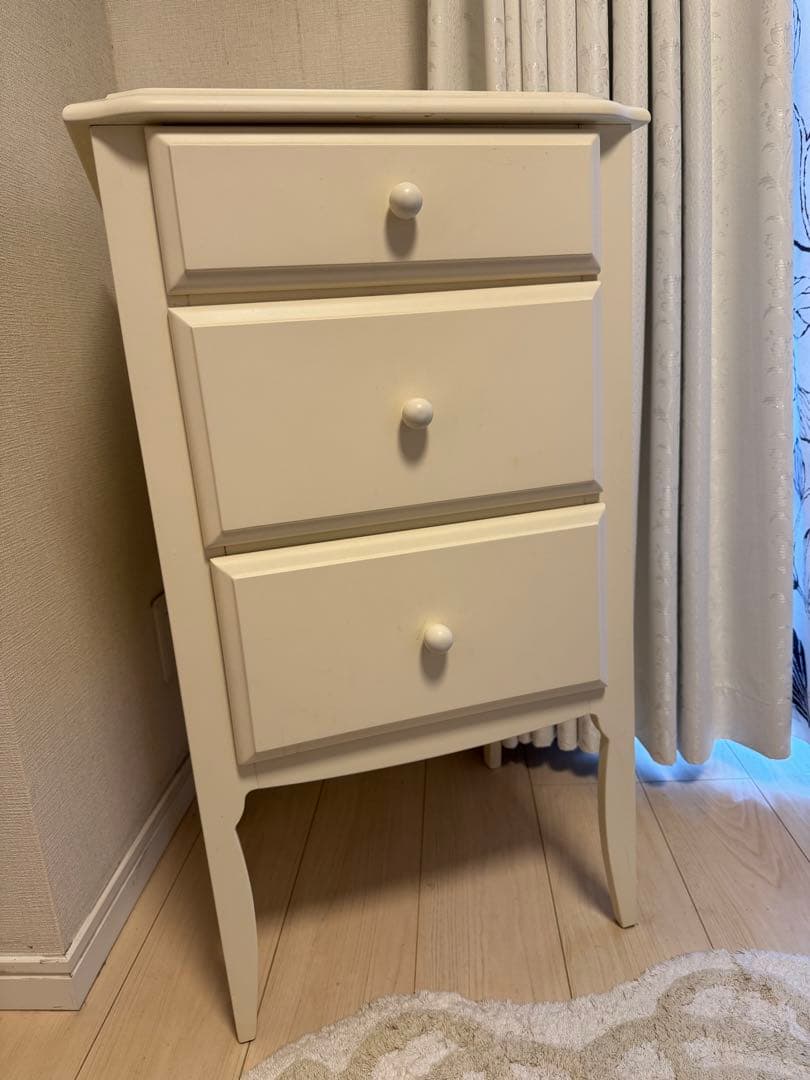 美品　Francfrancチェスト(ホワイト)化粧台　ドレッサー